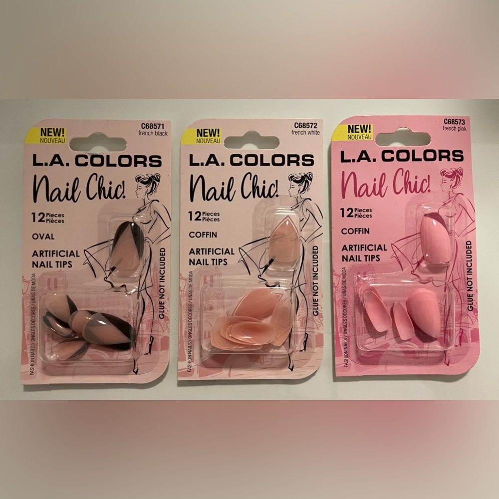 Set of 3 Artificial Nails